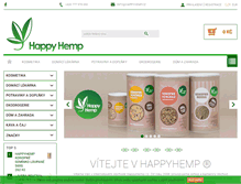 Tablet Screenshot of happyhemp.cz